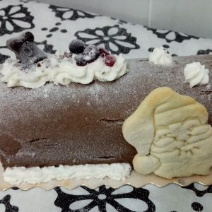 bûche  Chocolat/Pistache